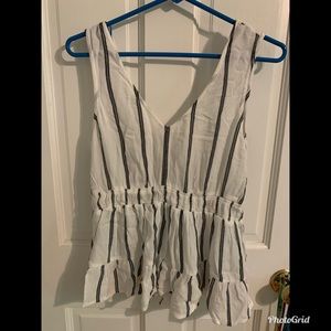 S American Eagle striped tank top